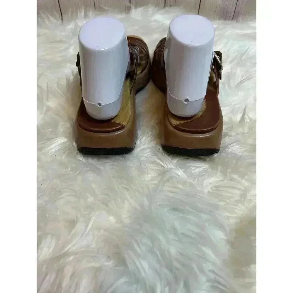 Dansko Cognac Brown Slides Sandals Size 40